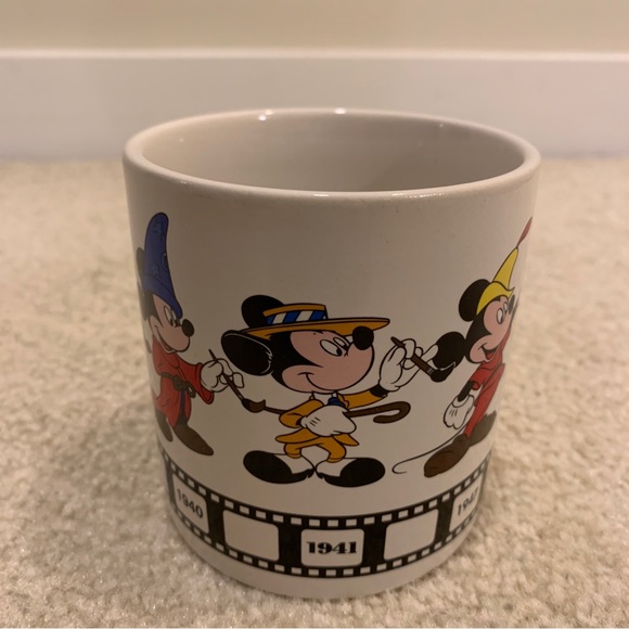 Disney Mickey Mouse Thru The Years Ceramic Coffee Tea Mug Cup Drinkware Applause - Picture 8 of 12